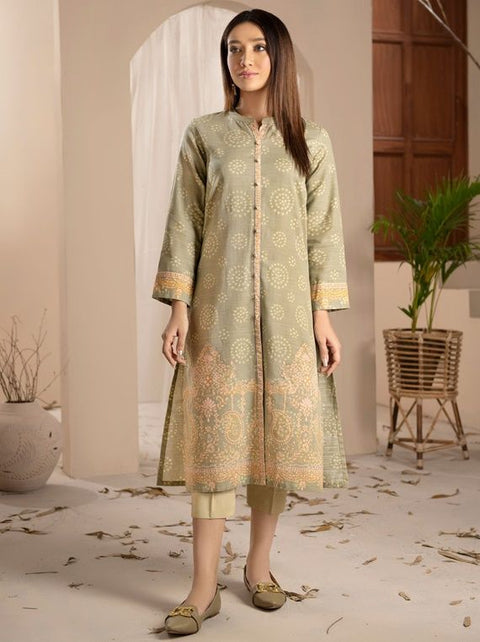 2pc Khaddar Winter Dress u2518-Gery