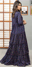 2pc LimeLight Winter Cotton Dress U2532-Blue