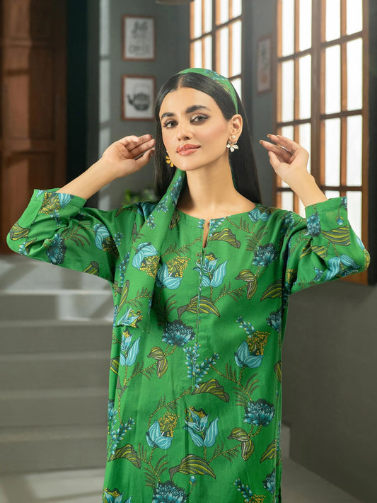 1pc LimeLight Khaddar Shirt U2643-Green