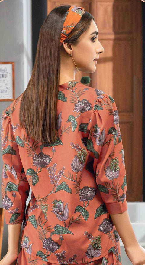 1pc LimeLight Khaddar Shirt U2643-Orange
