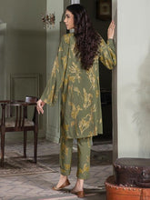 1pc Linen Winter Shirt U2649-Green