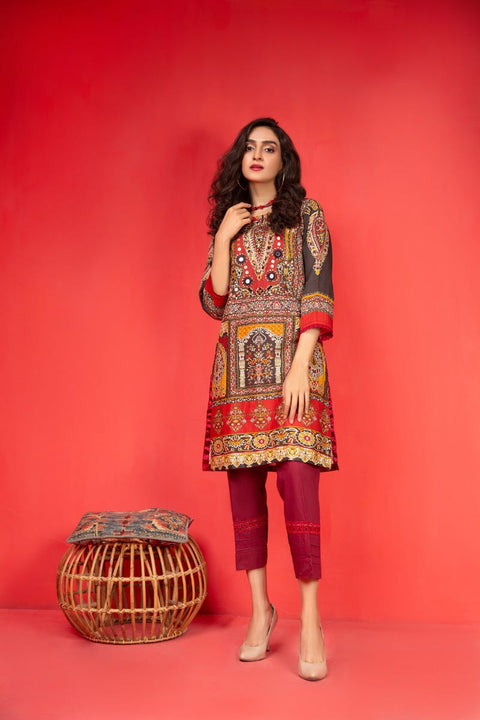 Khadar Ready to Wear Handwork 2 Pcs Dress by Zaiwa 05