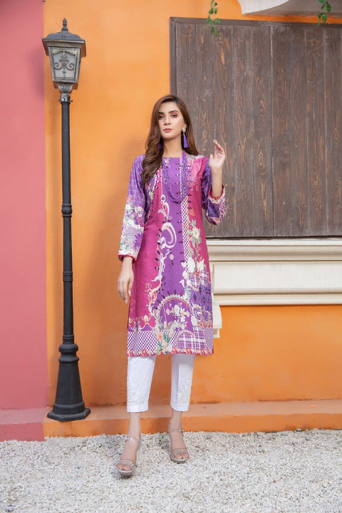 Ready to Wear 2 Pcs Handwork Dress by Zaiwa 02