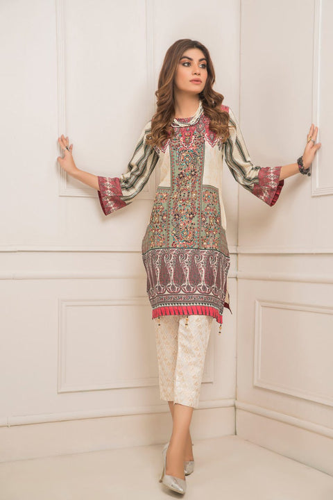 Ready to Wear Lawn Embroidered 2Pcs Collection by Zaiwa 04