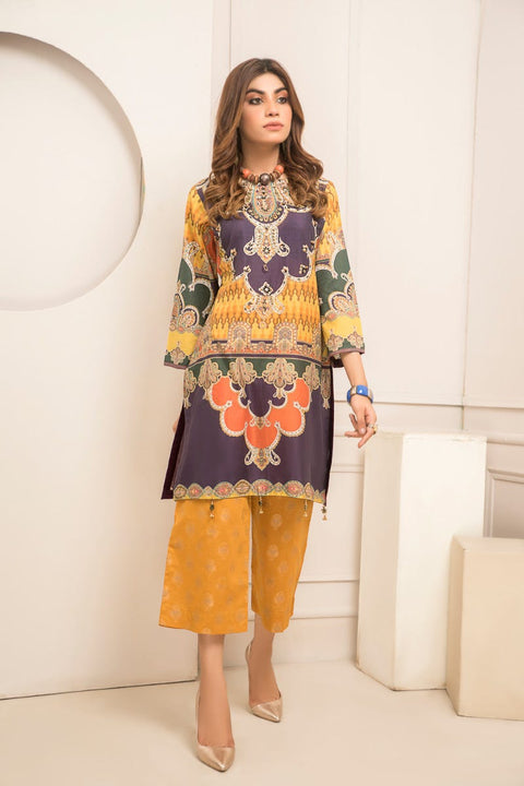 Ready to Wear Lawn Embroidered 2Pcs Collection by Zaiwa 15