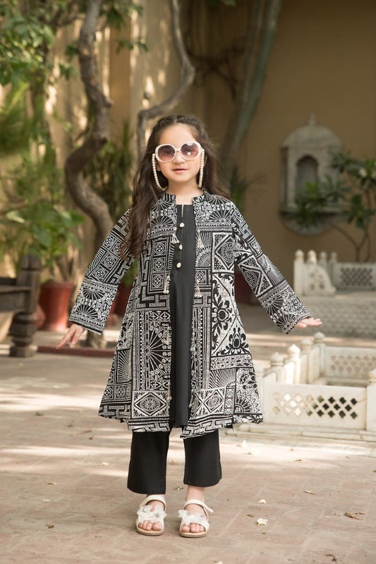 Kids Eid Ready to Wear 2 Pcs Collection by Zaiwa 08