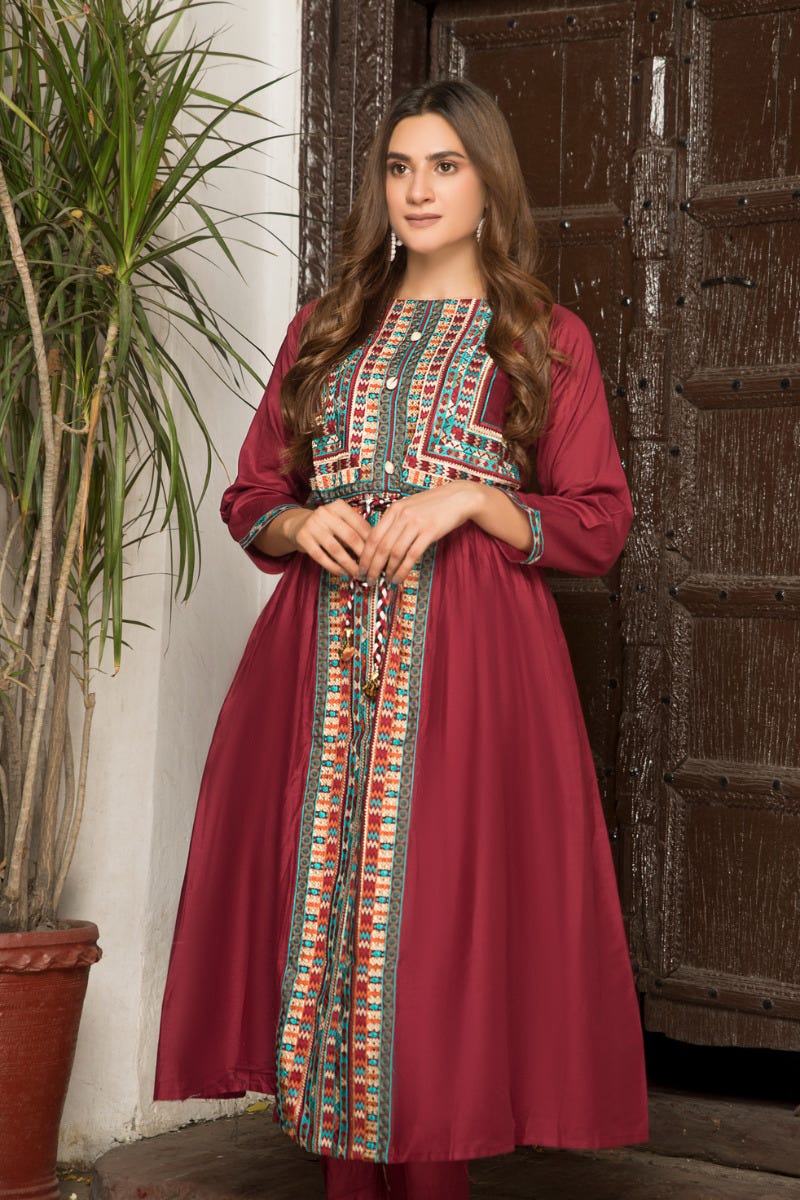 Eid Ready to Wear 2 Pcs Collection by Zaiwa 04