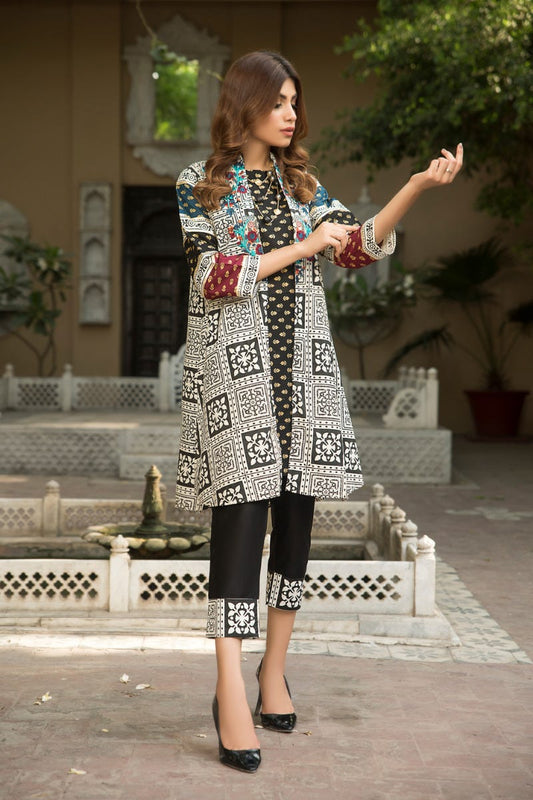 Eid Ready to Wear 2 Pcs Collection by Zaiwa 07