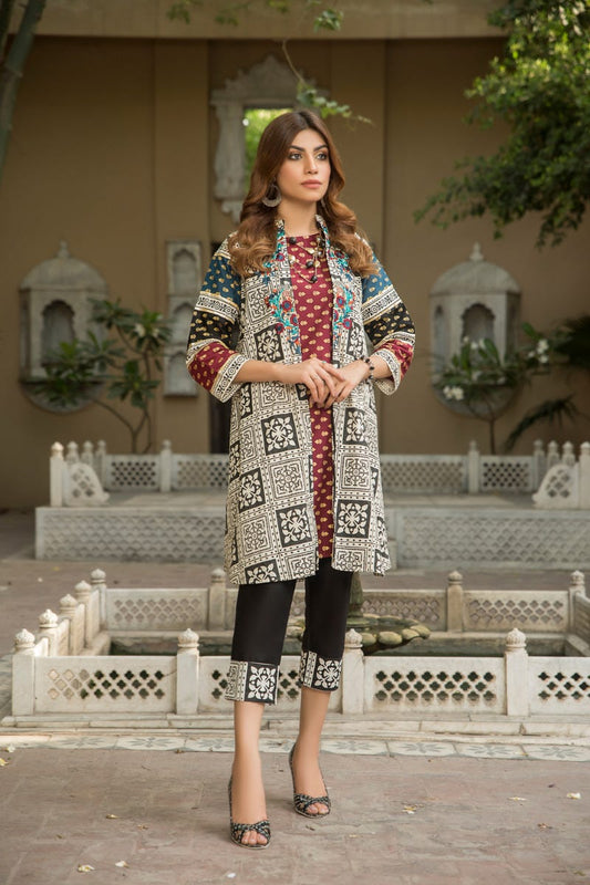 Eid Ready to Wear 2 Pcs Collection by Zaiwa 08