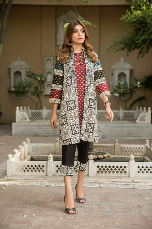 Eid Ready to Wear 2 Pcs Collection by Zaiwa 08