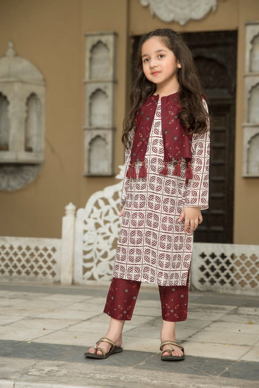 Kids Eid Ready to Wear 2 Pcs Collection by Zaiwa 05