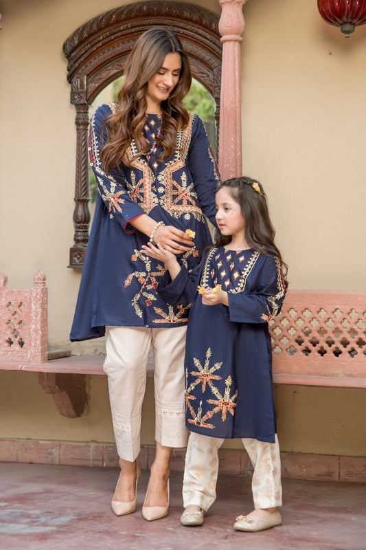 Kids Eid Ready to Wear 2 Pcs Collection by Zaiwa 02