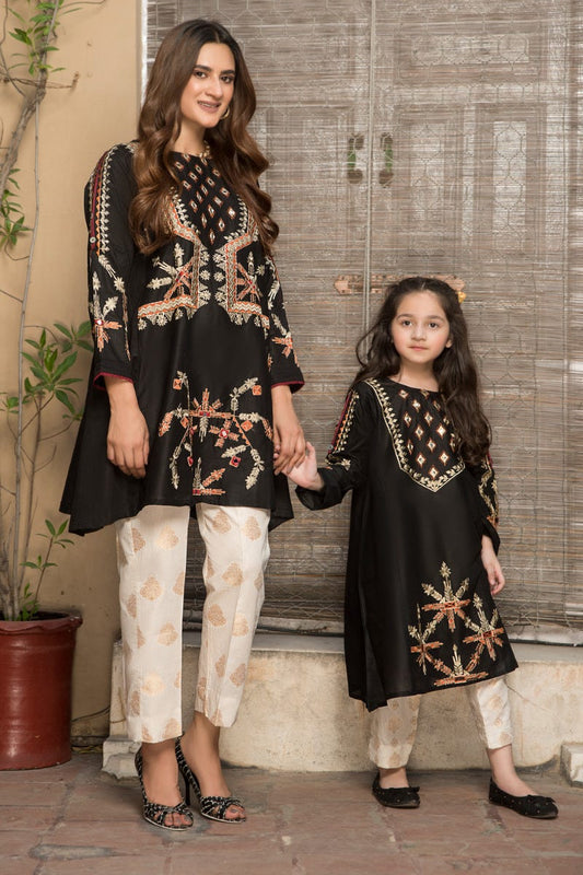 Kids Eid Ready to Wear 2 Pcs Collection by Zaiwa 01