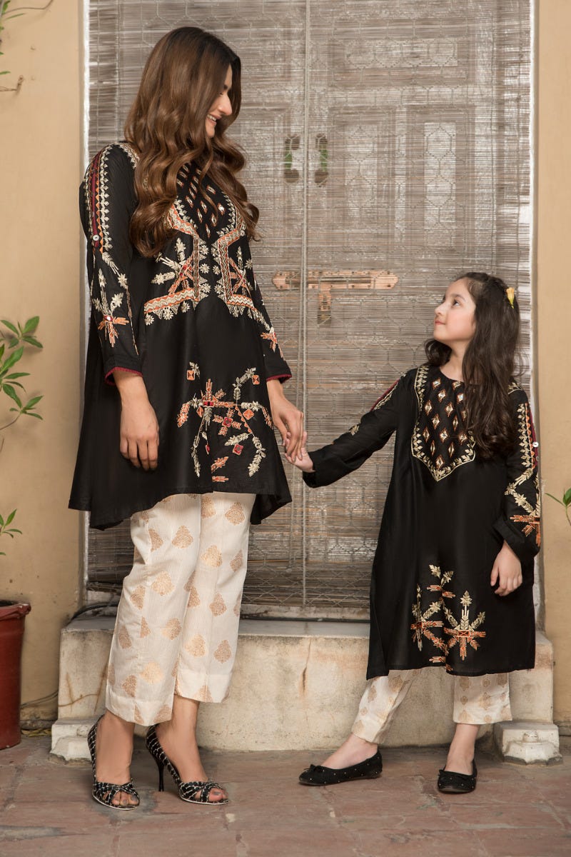 Kids Eid Ready to Wear 2 Pcs Collection by Zaiwa 01