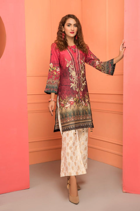 Ready To Wear 2 Pcs Hand Embellished Dress by Zaiwa 08