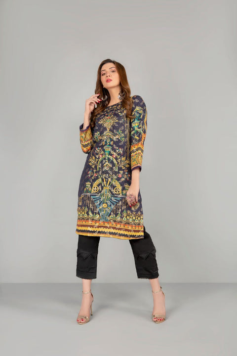Jacquard Ready to Wear Handwork 2 Pcs Dress by Zaiwa 04