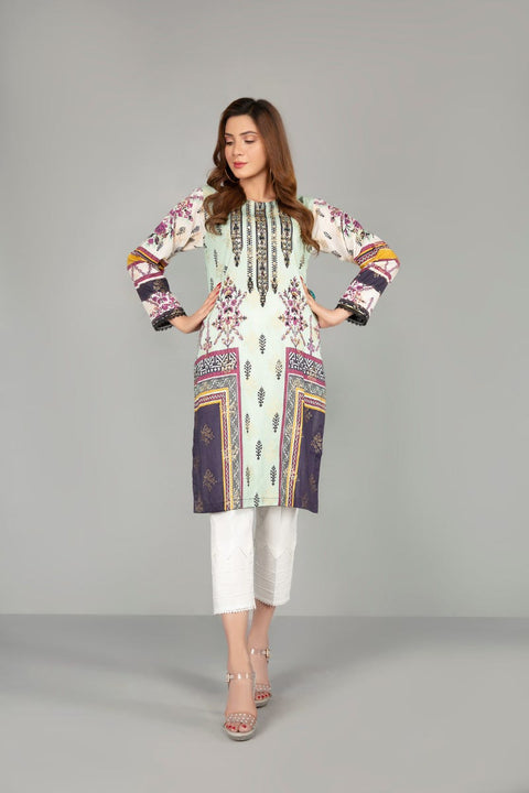 Jacquard Ready to Wear Handwork 2 Pcs Dress by Zaiwa 06