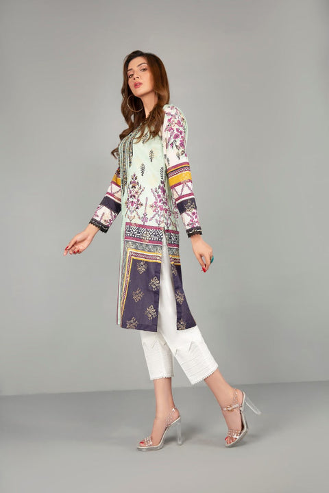 Jacquard Ready to Wear Handwork 2 Pcs Dress by Zaiwa 06