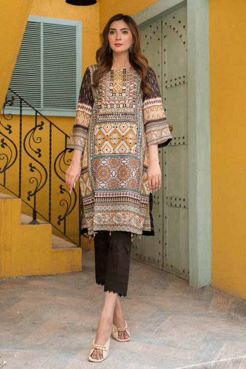 Ready to Wear 2 Pcs Lawn Embroidered Collection by Zaiwa 03