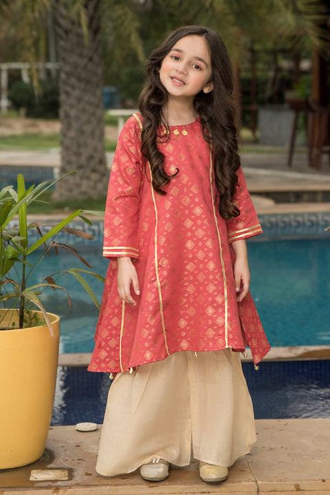 Girls Ready to Wear Jacquard Kurta 13