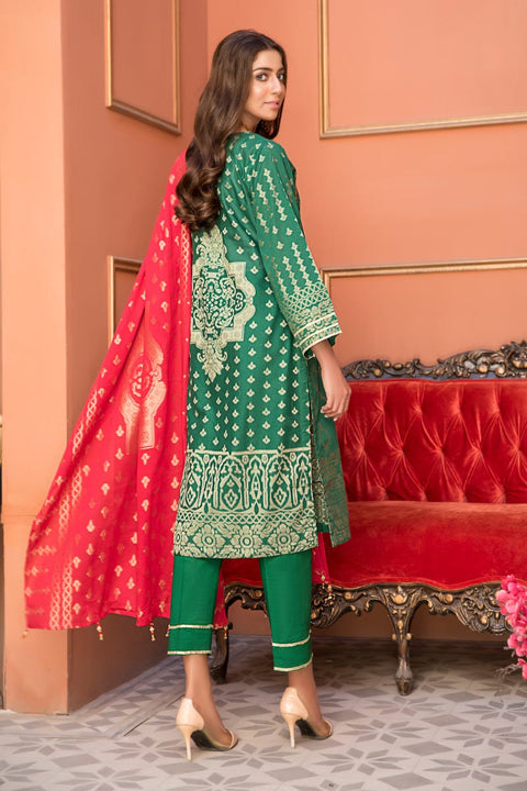 Jacquard Lawn Ready to Wear Dress with Handwork by Zaiwa 13