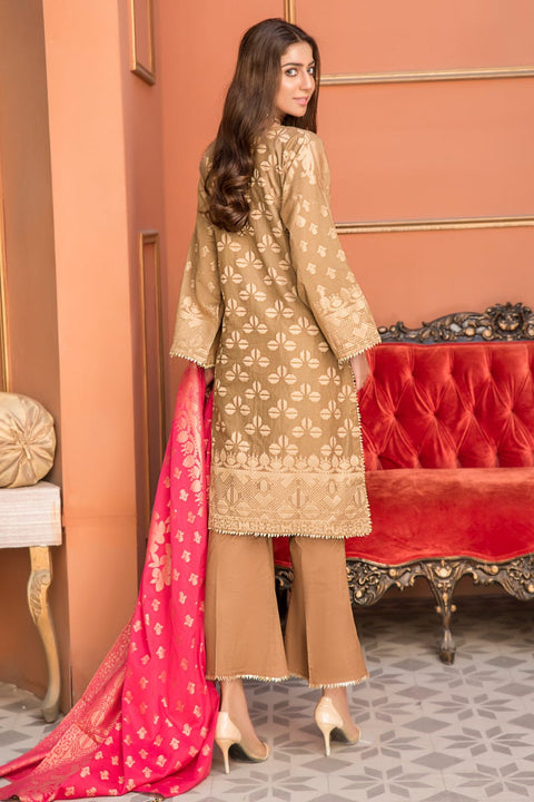 Jacquard Lawn Ready to Wear Dress with Handwork by Zaiwa 09