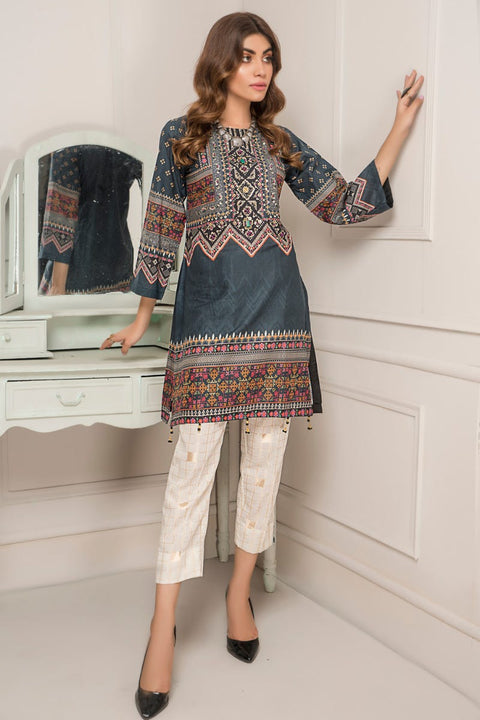 Ready to Wear Lawn 2 Pcs Hand Work Dress by Zaiwa 06