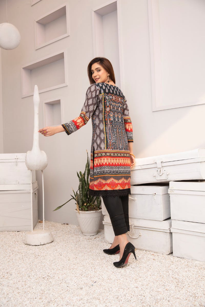 Winter 2 Pcs Ready to Wear Hand Embroidered Collection by Zaiwa 04