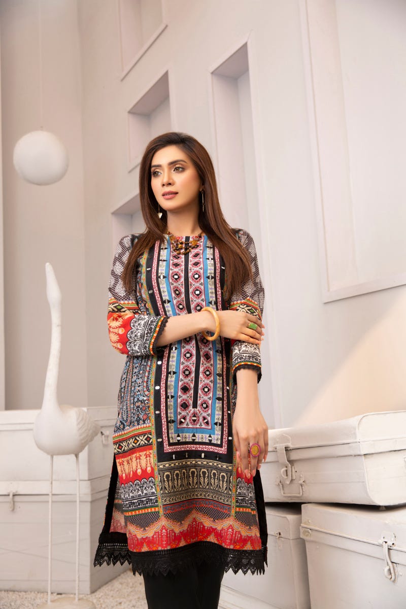 Winter 2 Pcs Ready to Wear Hand Embroidered Collection by Zaiwa 04
