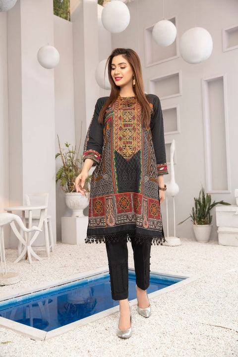 Winter 2 Pcs Ready to Wear Hand Embroidered Collection by Zaiwa 08