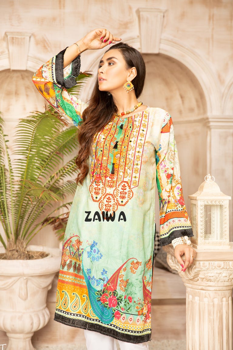 Winter Ready to Wear Embroidered Kurta 23