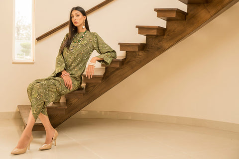 Ready to Wear 2 Pcs Winter Linen Collection by Zaiwa 06