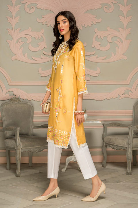 Ready to Wear Embroidered Kurta by Zaiwa Essentials 01