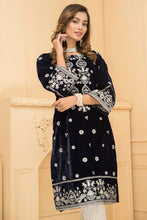 Ready To Wear 2 Pcs Velvet Dress by Zaiwa 06