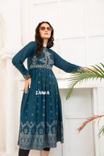 Ready to Wear Winter Embroidered Kurta by Zaiwa 05