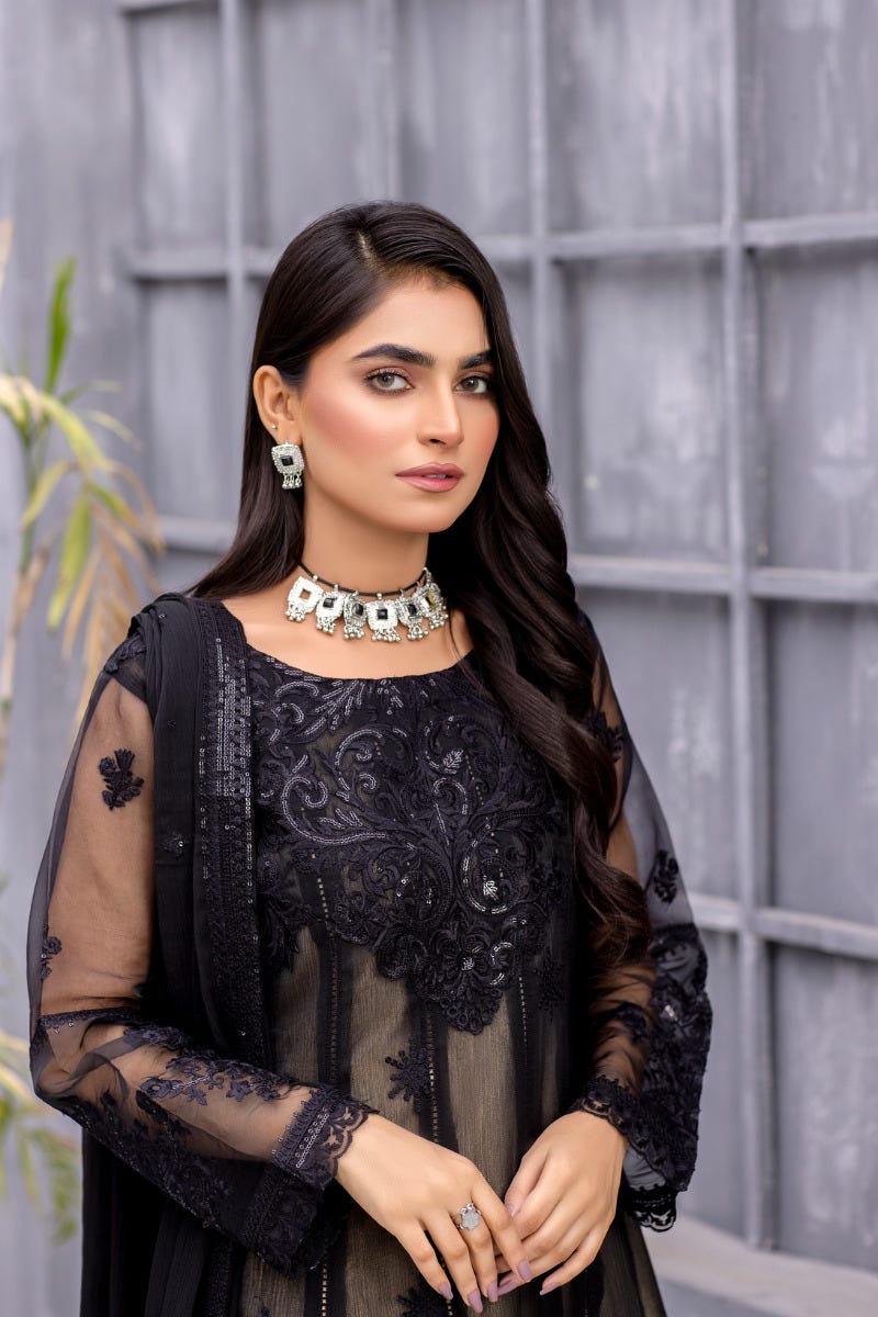 Formal Organza Ready to Wear Embroidered Collection by Zara Manan 01