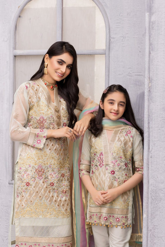 Kids Formal Organza Ready to Wear Embroidered Collection by Zara Manan 02