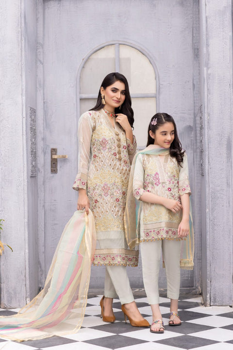 Kids Formal Organza Ready to Wear Embroidered Collection by Zara Manan 02