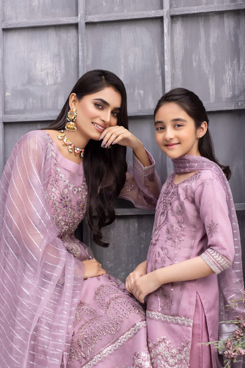 Kids Formal Organza Ready to Wear Embroidered Collection by Zara Manan 03