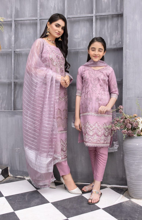 Kids Formal Organza Ready to Wear Embroidered Collection by Zara Manan 03