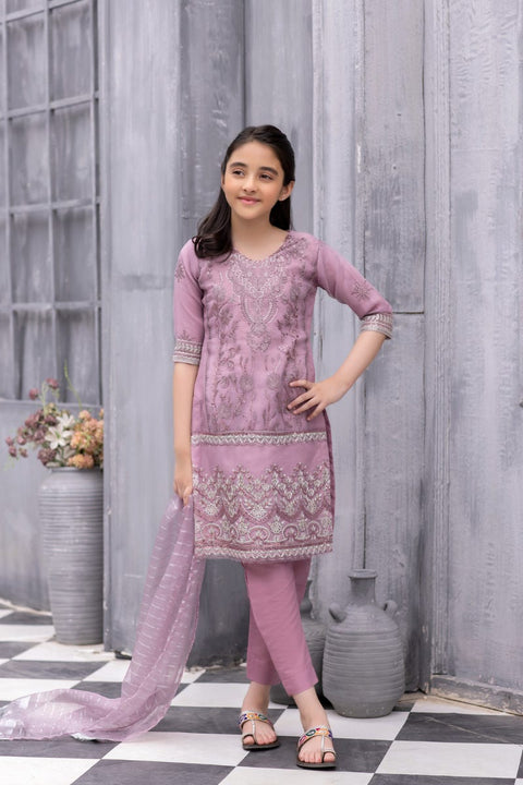 Kids Formal Organza Ready to Wear Embroidered Collection by Zara Manan 03