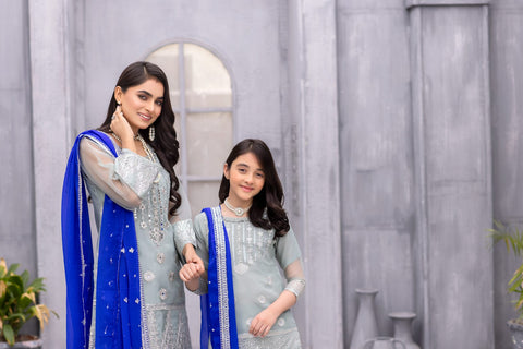 Kids Formal Organza Ready to Wear Embroidered Collection by Zara Manan 04