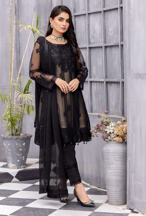 Formal Organza Ready to Wear Embroidered Collection by Zara Manan 01