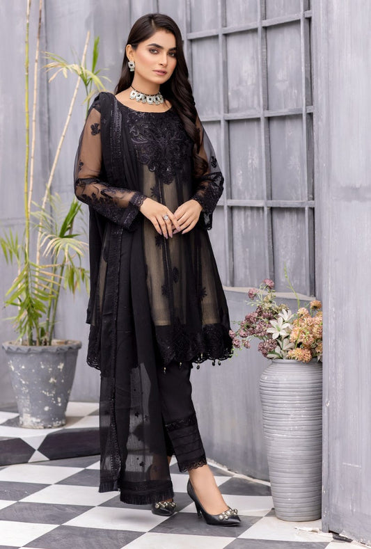 Formal Organza Ready to Wear Embroidered Collection by Zara Manan 01