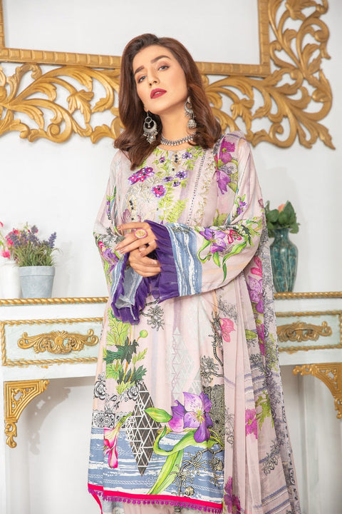 Ready to Wear Handwork Detailed 3 Pcs Dress by Zimal 05