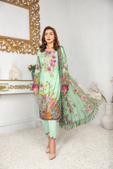 Ready to Wear Handwork Detailed 3 Pcs Dress by Zimal 06