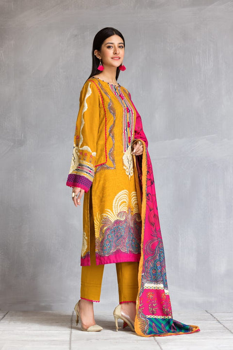 Winter Khadar 3 Pcs Dress by Zimal 02