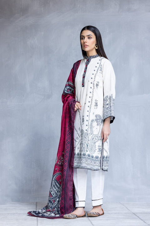 Winter Khadar 3 Pcs Dress by Zimal 07