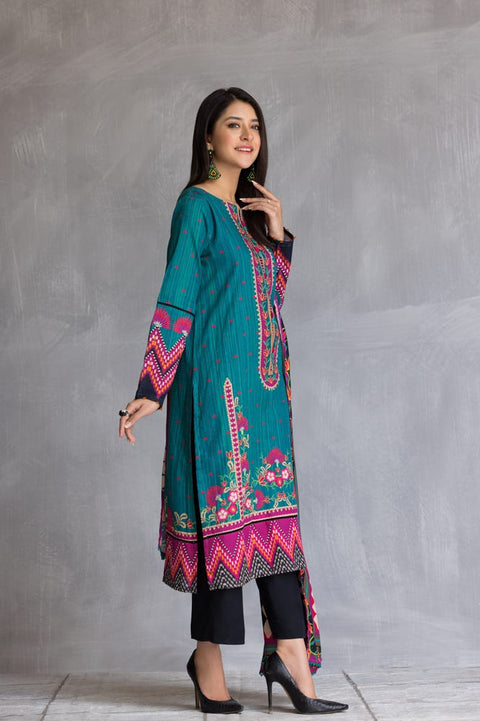 Winter Khadar 3 Pcs Dress by Zimal 09