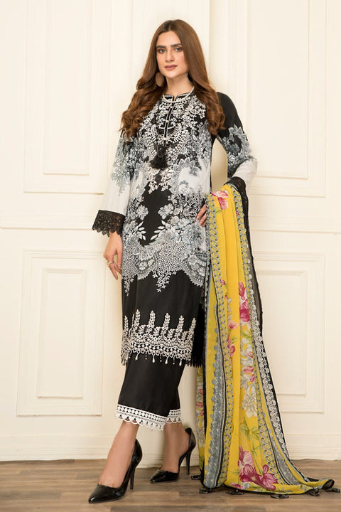 Ready to Wear Lawn Embroidered 3Pcs Collection by Zimal 04